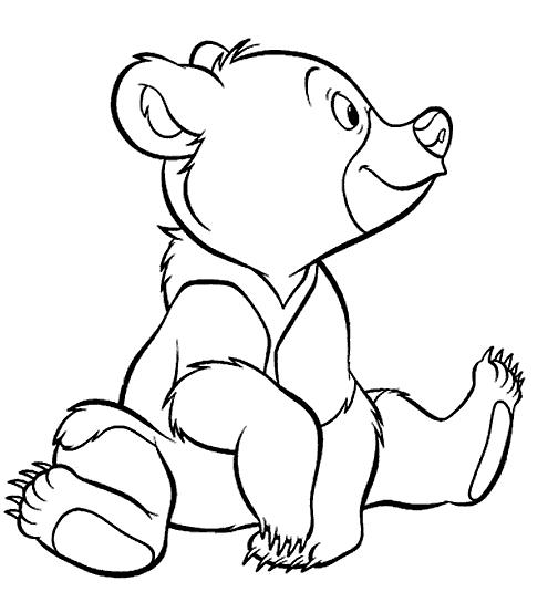 Coloriage a imprimer freres des ours 2 gratuit et colorier